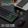 thumbnail image 4 of Combinación de teclado y ratón inalámbricos para juegos BlueFinger, 4 of 7