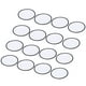 thumbnail image 1 of Uxcell 16 piezas de parches de sublimación en blanco de 8 cm/3.15" para planchar, parches de transferencia de calor para reparación, manualidades DIY en blanco, 1 of 7