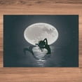 thumbnail image 6 of Ambesonne Underwater Jigsaw Puzzle, Mermaids at Night, Heirloom-Quality Fun Activity for Family Durable Cardboard, 1000 pcs, Black Grey, 6 of 6