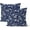 Navy Blue, variant on Navy Blue Floral Pillow Covers 18x18 Inch 2 Pcs Vintage Flower Decor Throw Pillows Boho Seasonal Spring Summer Outdoor Farmhouse Decoration Pillowcase Linen Cushion Cover for Couch Sofa Bed