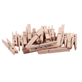 thumbnail image 2 of Wooden Clothes Pins Pegs Hanging Clips 96 Pcs, 2 of 5