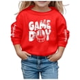 thumbnail image 1 of Chandail en Molleton Unisexe à Manches Longues Doux pour Garçon Fille, Pull à Col Rond Mignon pour Enfants, 1 of 4
