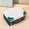 thumbnail image 3 of 14 inch Small Mini Travel Suitcase Password Box Cosmetic Box Hand Luggage Organizer Makeup Case Boarding Case With Metal corner 3, 3 of 6