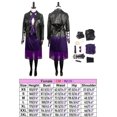 thumbnail image 3 of Fantasia Kazama Jin Cosplay Chaqueta Abrigo Jin Nina Hwoarang Disfraz Tekken 8 ALISA Cosplay Vestido Hombres Mujeres Halloween Carnaval Traje, 3 of 5