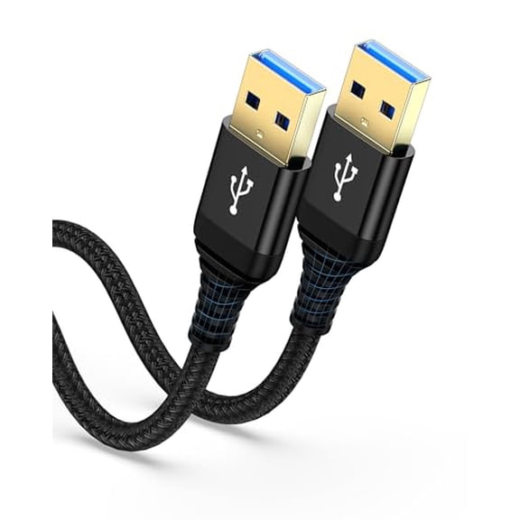 USB to USB Cable 10ft,Male to Male USB A To USB-A Cable for WD Hard Drives,PC,Mac,Laptop,PS4,Xbox - USB 3.0 Type A Impresora Long Usba to Usba Cord,High-Speed Data Transfer Cable,10 Foot