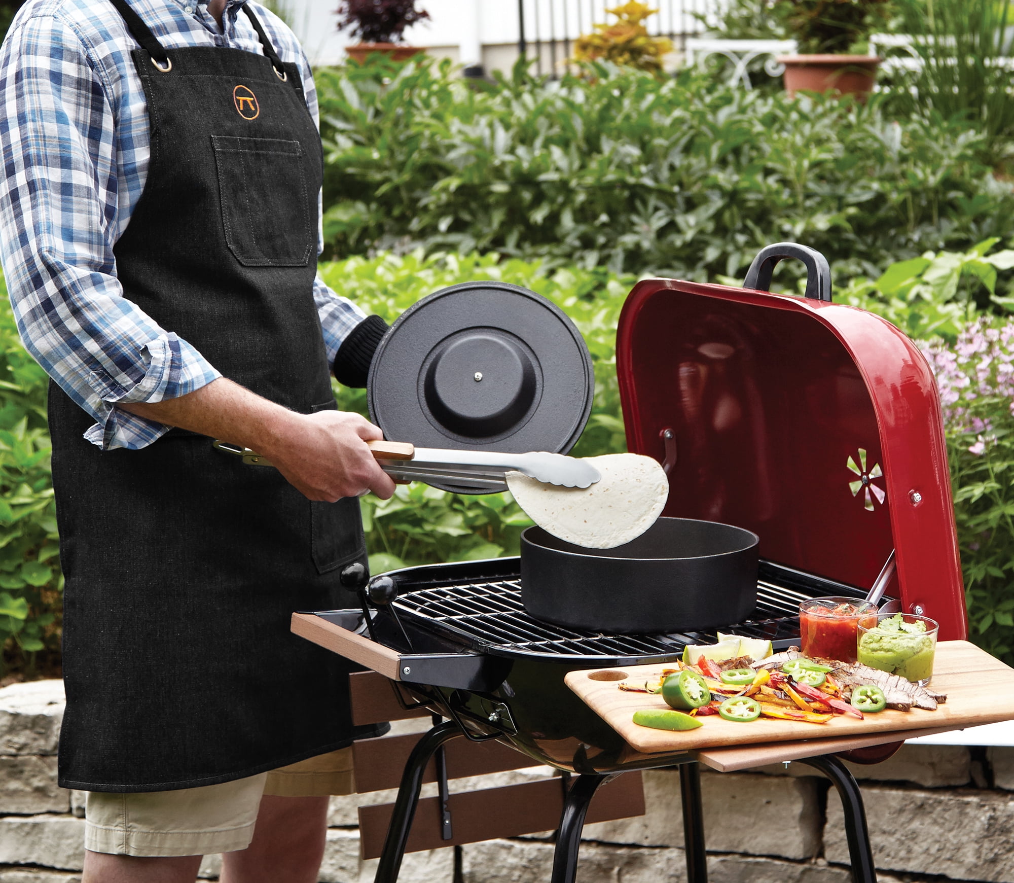 Outset Black Denim Apron, One Size Fits All