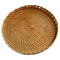 thumbnail image 3 of Masteelf Brown Woven Storage Basket for Bread Fruits Snacks Home Decor 7 Inch, 3 of 8