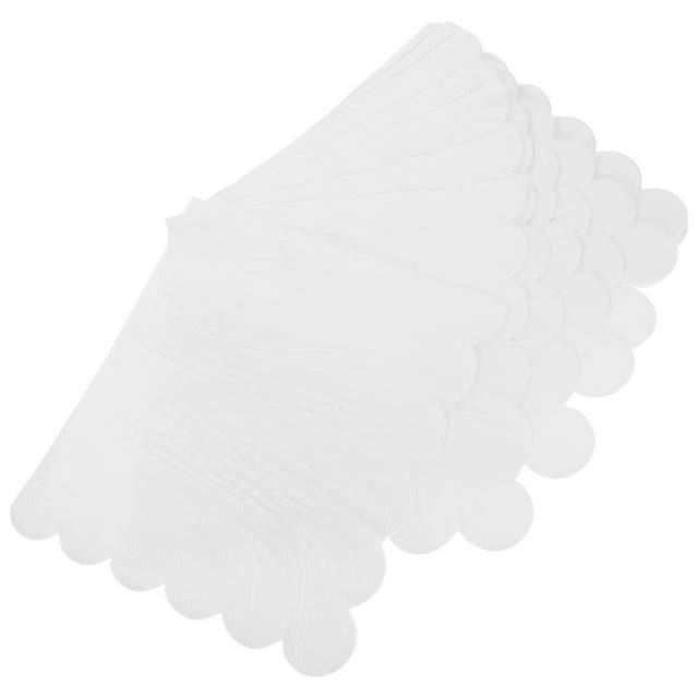 FUTUREORYY Serviettes en Papier Blanches Polyvalentes Jetables pour Fête de Vacances Mariage et Restaurant