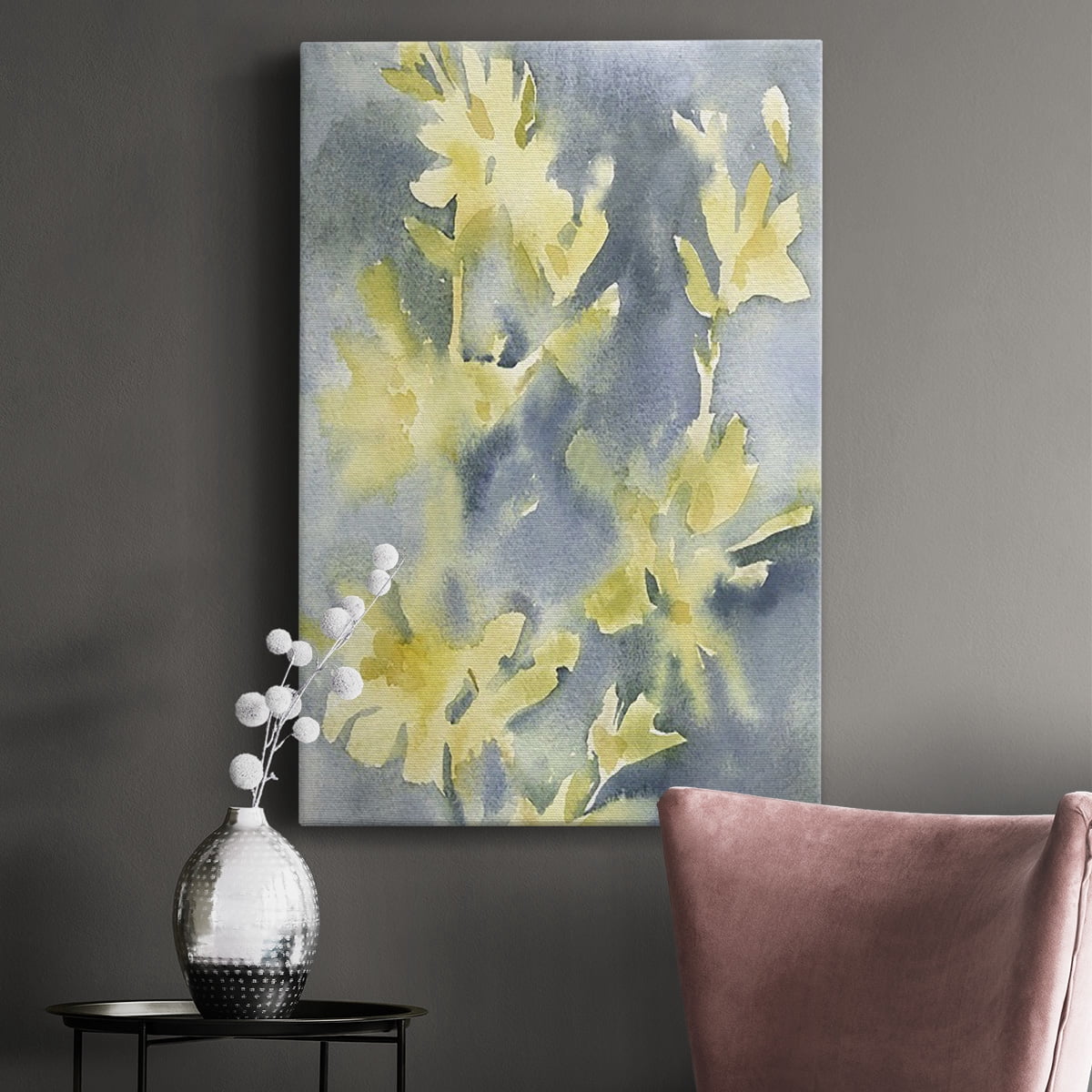 Forsythia Blooms II Premium Gallery Wrapped Canvas - Ready to Hang