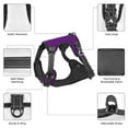 thumbnail image 6 of Lsque Purple Dog Harness, No-Pull Pet Harness with 2 Leash Clips, Adjustable Soft Padded Dog Vest with Easy Control Handle for Large Dogs-Large, 6 of 9