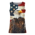 thumbnail image 4 of BRGZLK 4th of July Tank Tops for Men Fashion 250 Anniversary Patriotic Sleeveless Shirts Soft Comfortable Stars and Stripes 4th of July Independence Day Tops Summer Casual Clothes Sky Blue XXL, 4 of 5