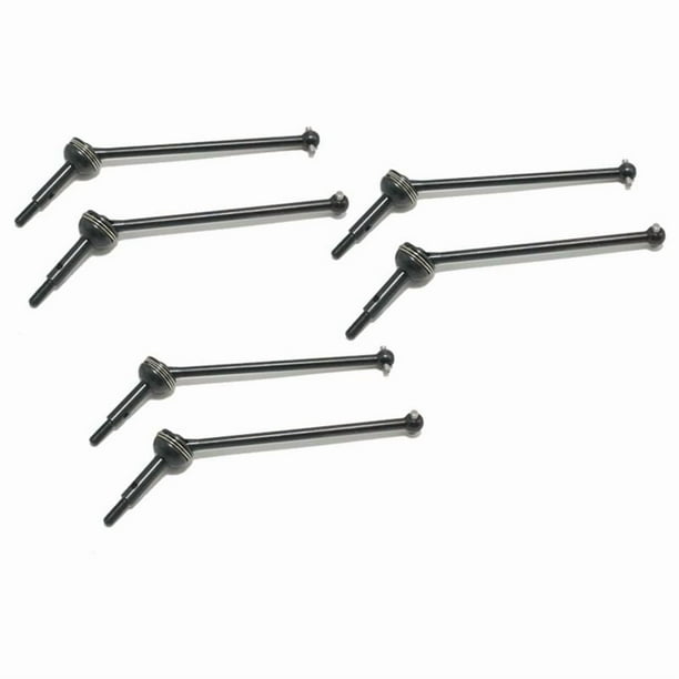 6 Piezas de Eje de Transmisión Universal de Acero CVD para 144001 1/14 Accesorios de Piezas de Actualización de Coche RC