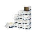 thumbnail image 3 of Bankers Box 0162601 23.75 in. x 19.75 in. File/Cube Box Shell - Legal/Letter, White/Blue (6/Carton), 3 of 3