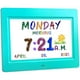 thumbnail image 1 of wonima02 Digital Calendar, Kids Digital Clock, 20 Alarms Custom Reminders, Auto DST, Large Clear Display, Alarm Clocks for Bedrooms & Kids, Easy to Use for Kids. (Blue, 7 inch), 1 of 1