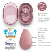 Munchkin Milkmakers Warm Touch Heat and Vibration Lactation Massager for Breastfeeding Moms