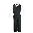 thumbnail image 4 of New Baby Toddler Boys Black Formal Wedding Suits Tuxedo w/ Extra Bow Tie sz S-7, 4 of 6