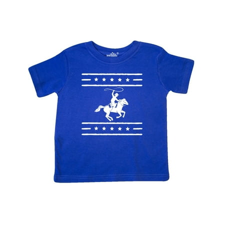 

Inktastic Cowboy Silhouette Team Roping Rodeo Gift Toddler Boy or Toddler Girl T-Shirt