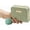 Green, variant on Women's Mini Quilted Coin Purse Diamond Stitch PU Leather Wallet With Double Layer & Breathable Design