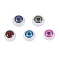 thumbnail image 2 of 50pcs Semicircle Eye Button DIY Accessory for Plush Doll Animal Stuffed Toys DIY Sewing Craft Assorted Color, 2 of 8