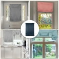 thumbnail image 7 of Uxcell Blackout Door Curtains, French Side Door Window Curtain for Privacy, Glass Door Curtain for Patio Front Door Curtain Tie Up Shade, White, 26" x 28", 1 Panel, 7 of 7