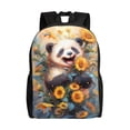 thumbnail image 1 of Fotbe Elegant Cute Panda Sunflower Mochila de Viaje para Laptop, Mochila Ejecutiva Delgada y Resistente 15.6", 1 of 8