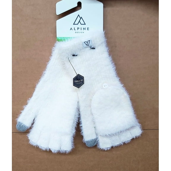 Alpine Design Women's Fuzzy Rib Pop Top Gloves