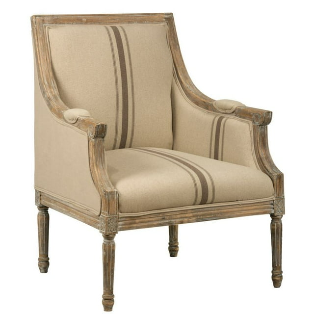 Bowery Hill Chaise d'Appoint Rembourrée en Beige