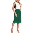 thumbnail image 5 of ZXIHZF Jupe Midi Plissée Fluide en Chiffon Classique pour Femmes, 5 of 5