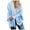 Sky Blue, variant on Women's Winter Bat Sleeved Large Size Knit Cardigan Sweater Coat Clothes for Women Cardigan 3x Womens Winter Coats Long Cardigan Sweaters with Hood for Women Womens Wool Jacket Wool Duster