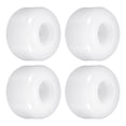 thumbnail image 1 of Rueda de patineta Uxcell de 54mm, ruedas de calle para patinetas, ruedas de crucero 85A, paquete de 4, blancas, 1 of 5