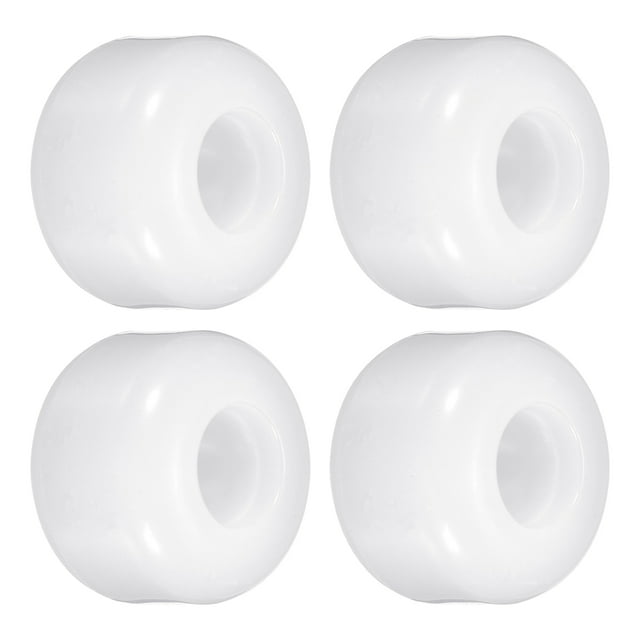 Rueda de patineta Uxcell de 54mm, ruedas de calle para patinetas, ruedas de crucero 85A, paquete de 4, blancas