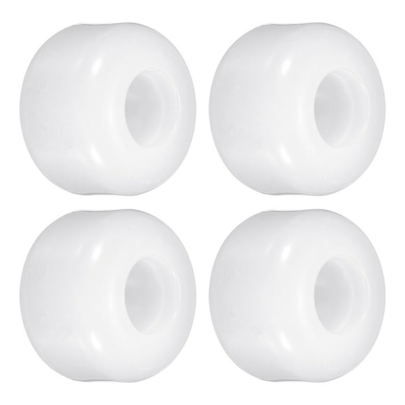 Rueda de patineta Uxcell de 54mm, ruedas de calle para patinetas, ruedas de crucero 85A, paquete de 4, blancas