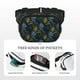 thumbnail image 5 of Fotbe Sunflowers Cangurera Cuadrada con Estampado de Doble Capa, Bolsa de Cintura Ajustable Mini para Hombres y Mujeres, 5 of 9