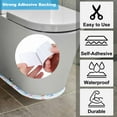 thumbnail image 3 of Uxcell 2 Roll Caulk Tape Self Adhesive Toilet Caulking Sealant Strip Seaweed 1.4"x16.4', 3 of 5