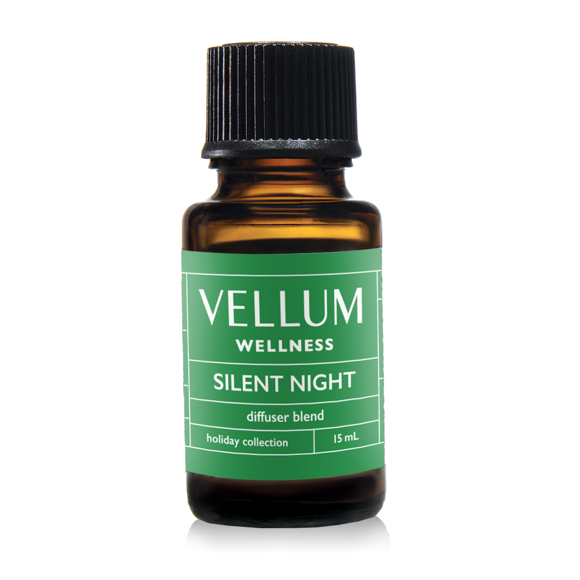 Vellum Wellness Diffuseur Nocturne Silencieux Mélange / Aromathérapie Apaisante avec Lavande et Camomille, Favorise la Détente et un Sommeil Réparateur, 15 ml