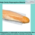 thumbnail image 5 of 1.5 Mil Gusseted Polypropylene Bags with Open Top - 8"X3"X15" & (100 Bags), 5 of 7