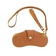 thumbnail image 3 of Estuche para gafas de sol, bolsa para gafas con correa para la muñeca, correa para el cuello, botón a presión portátil Marrón, 3 of 9