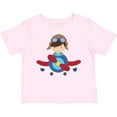 thumbnail image 3 of Inktastic Pilot Boy, Airplane, Plane, Flying, Brown Hair Boys Baby T-Shirt, 3 of 5