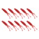 thumbnail image 3 of Gusano de pesca, 10 piezas de señuelo suave para camarones, señuelo suave, señuelo de pesca suave, artesanía excepcional, 3 of 10