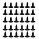 thumbnail image 1 of Clips 30PCS Clips de panel de puerta interior Retenedor de remache de nailon Fender Bumper Sujetador Romacci Clips, 1 of 7