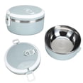 thumbnail image 4 of Caja Bento Apilable Con Sello De Acero Inoxidable, Fiambrera A Prueba De Fugas, Contenedores De Alimentos Para Trabajo, Escuela, Oficina, Niños, Adultos, Estudiantes, Niños, 1 Capa, Azul Jadeshay moderno, 4 of 8