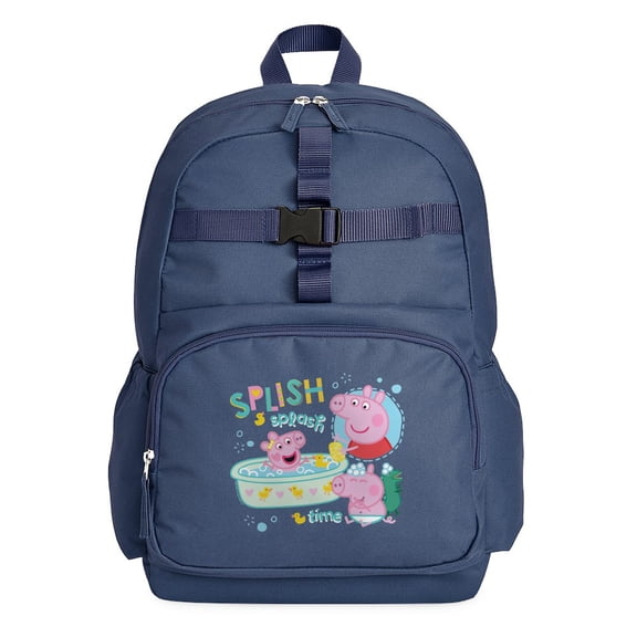 CafePress - Peppa Pig: Splish Splash - Cute School Travel Backpack