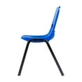 thumbnail image 6 of Emma + Oliver Stackable Flex Comfort Classroom Chair with Ergonomic Flex Back and Heavy-Duty, Powder-Coated Steel Frame in Navy, 6 of 10