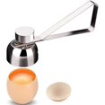thumbnail image 4 of 1 paquete de abridor de huevos, abridor de huevos de acero inoxidable, cortador de cáscara de huevo, herramienta removedora de cocina para huevos duros crudos/suaves, 4 of 5