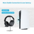 thumbnail image 4 of Ecomoment Wireless Gaming Headset for PS5,PS4,PC,Switch,with Bluetooth 5.3&2.4GHz USB, Black,0.7lb, 4 of 6