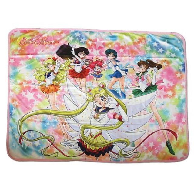 great eastern entertainment starseternal sailor moon group sublimation throw blanket Walmart