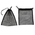 thumbnail image 1 of S SERENABLE 20x24cm Mesh Net Bag Pouch Golf Table Tennis Ball Carry Holder Storage 2pcs, 1 of 8