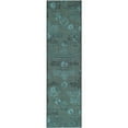 thumbnail image 3 of SAFAVIEH Palazzo Auran Euro style Area Rug, Black/Turquoise, 4' x 6', 3 of 8