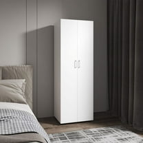 Barkley Slim Armoire,White