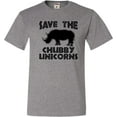 thumbnail image 1 of Youth Save The Chubby Unicorns Funny Rhino T-Shirt, 1 of 1
